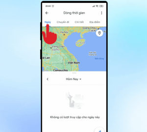 Các bước tra cứu dòng thời gian trên Google Maps