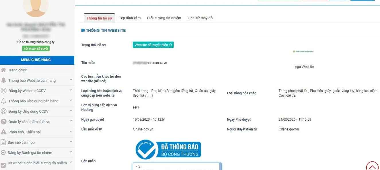 Vì sao cần đăng ký website Bộ Công Thương