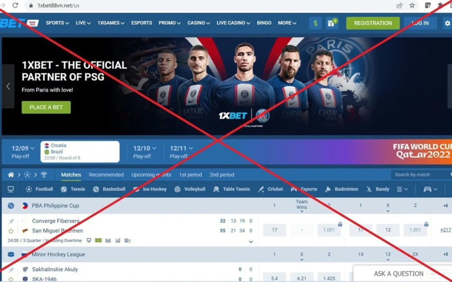 Nội dung website vi phạm quy đinhh