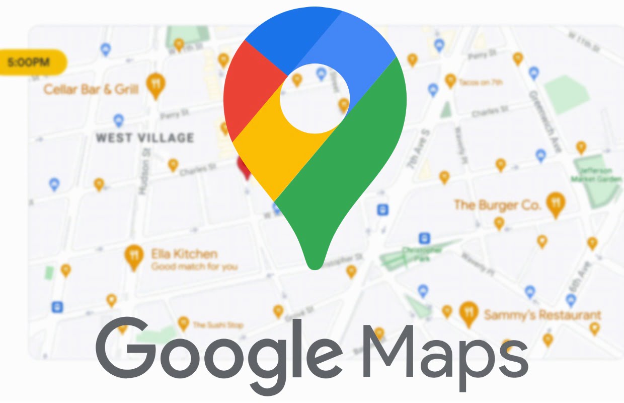 Ký hiệu địa điểm dịch vụ trên Google Maps
